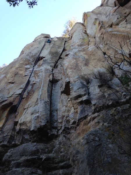 When a route gets four stars...? Four cruxes. This route? Five stars!!!!