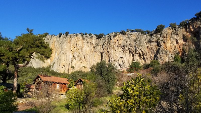 Ottoman is located on the left side of the photo behind Peak Guesthouse.