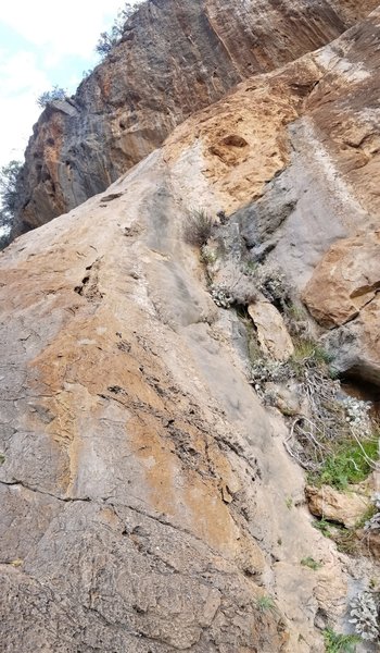 This photo is of the second half of Mamba, the first half is a gully scramble back near the forest.