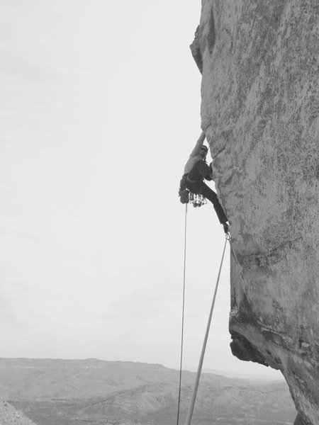 Dr. Dan heading up the crux of P2