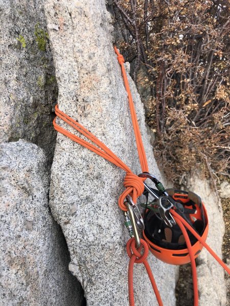 The natural anchor before the chimney