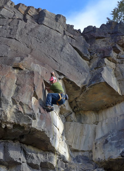 Dave Bingham cruising Thumper.
