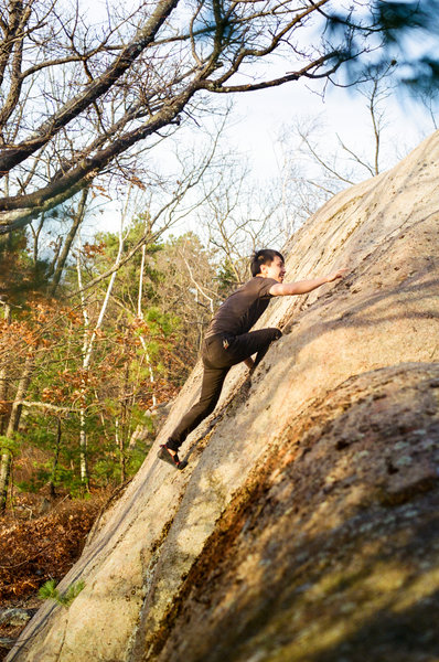 Just a 35mm photo of the climb.