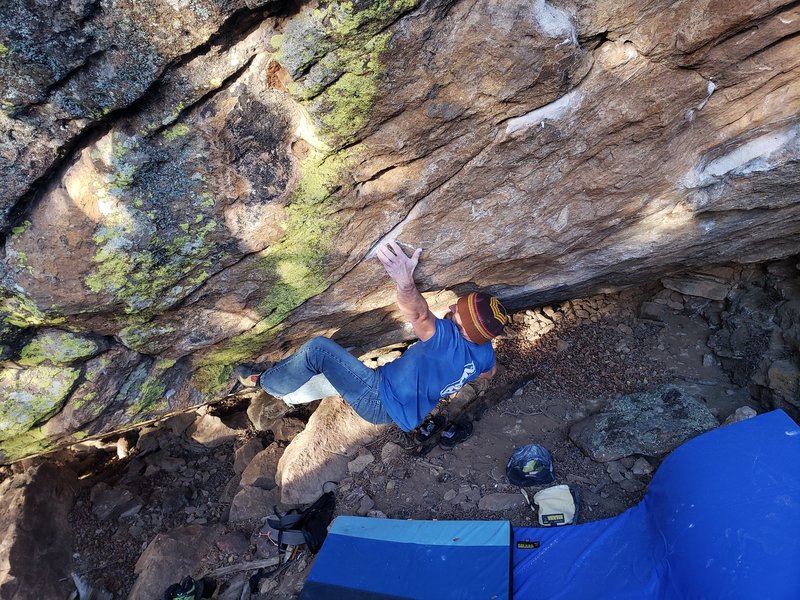 First move of the crux
