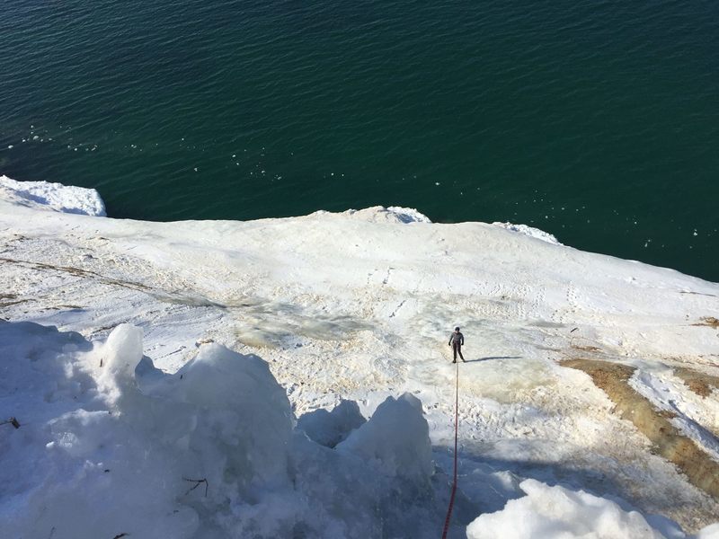 Climb Bridal Veil Falls, Munising