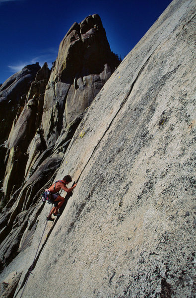 Erik Olsen leading the last pitch - Sept 1995