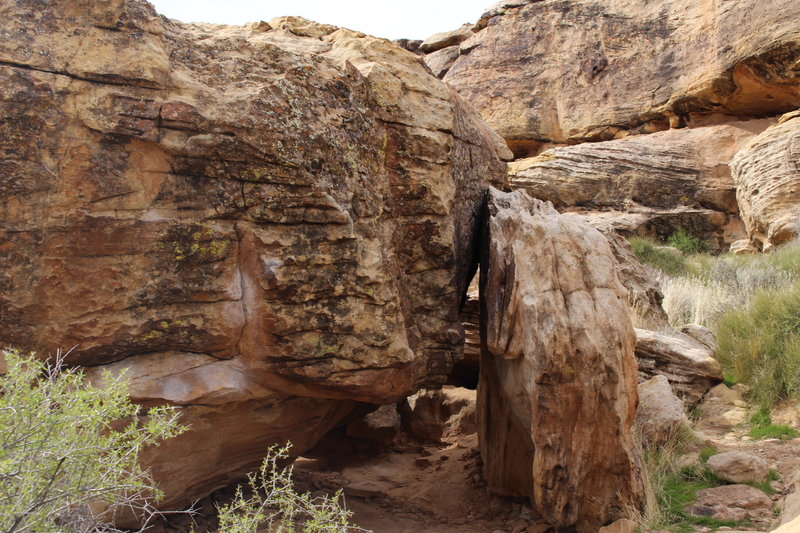 Climb Bat Cave, Southwest Utah