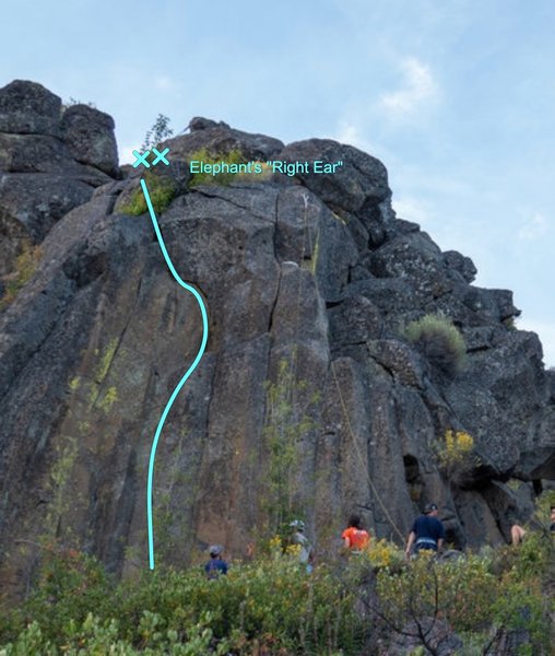 Elephant's Right Ear route.