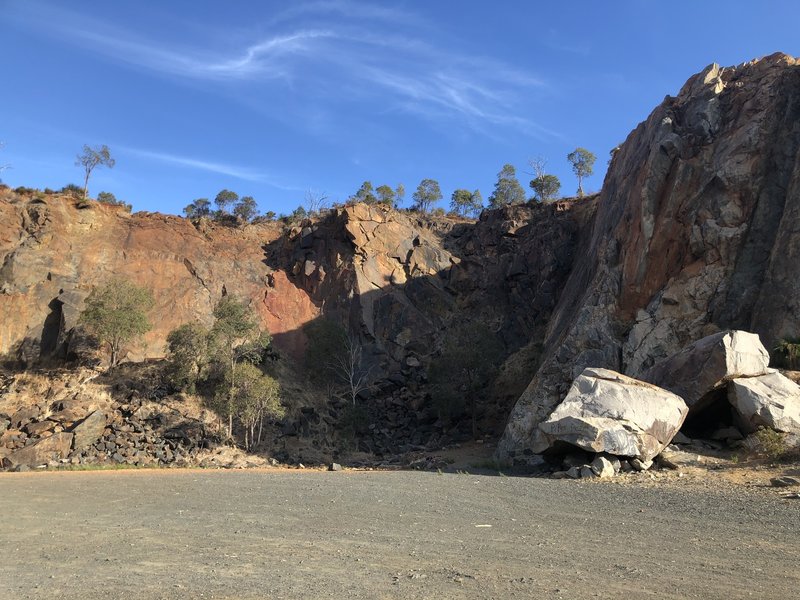 Rock Climbing in Quarry Right Side, Australia