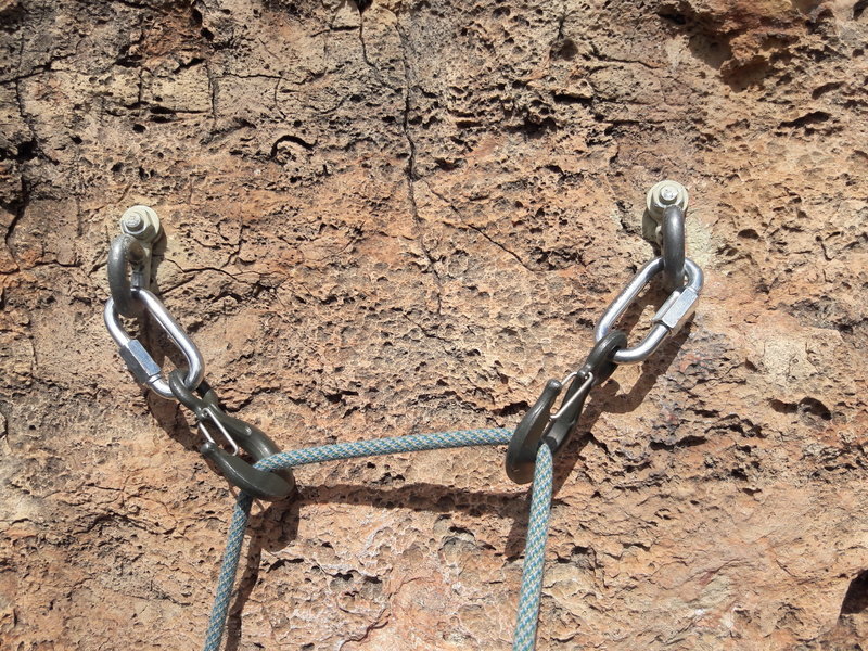Upgraded anchor hooks compliments of American Safe Climbing Association, 3/22/20.