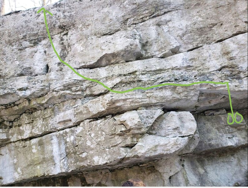 Climb Sloper Start, Clarks Reservation State Park