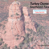 Phototopo for the southeast face of Turkey Dome.