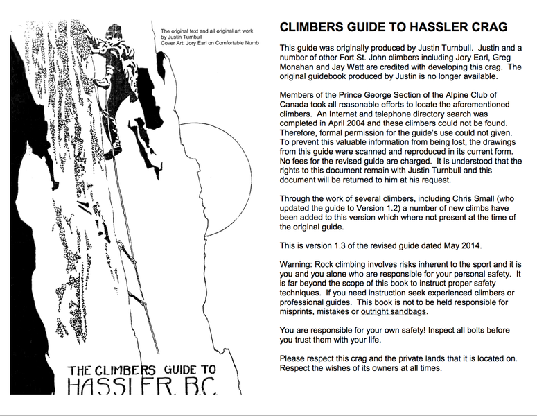Hassler Crag Climbing Guide