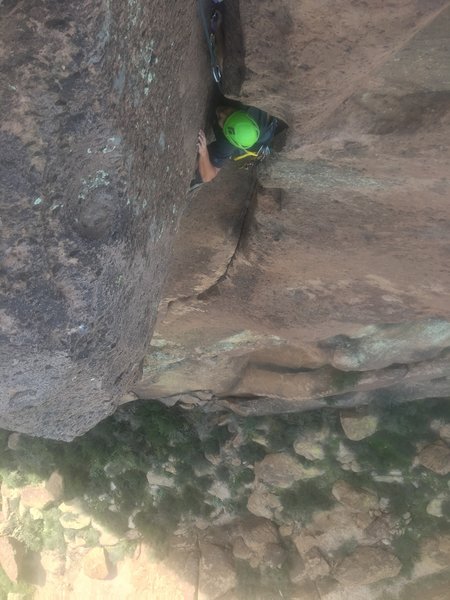 Looking down pitch two