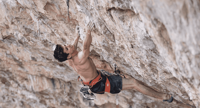 Rock Climbing in The Wicked Cave, Rifle Mountain Park