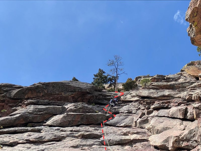 The first pitch of Zig-zag direct.