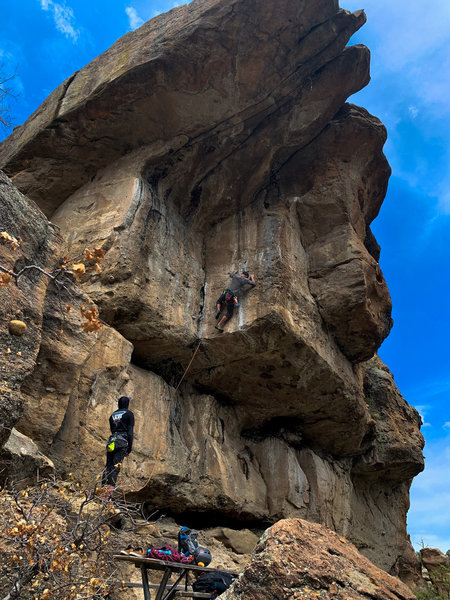 It's a pretty climb.
