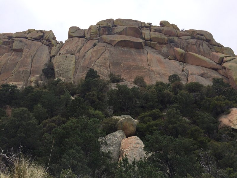 Rock Climbing in Hideout Wall, Cochise Stronghold