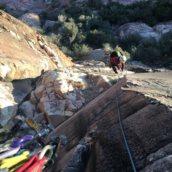 John following up Rain Dance. Highly suggest this linkup into Frogland makes for a more varied moderate adventure!