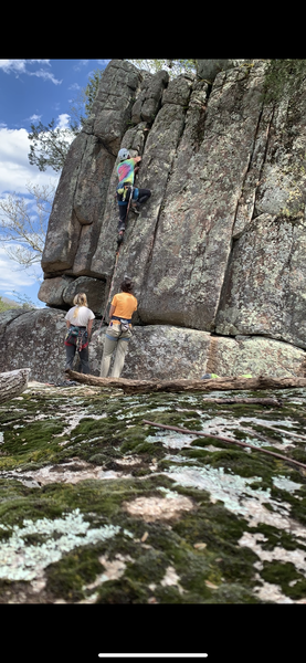 Just past difficult finger jam