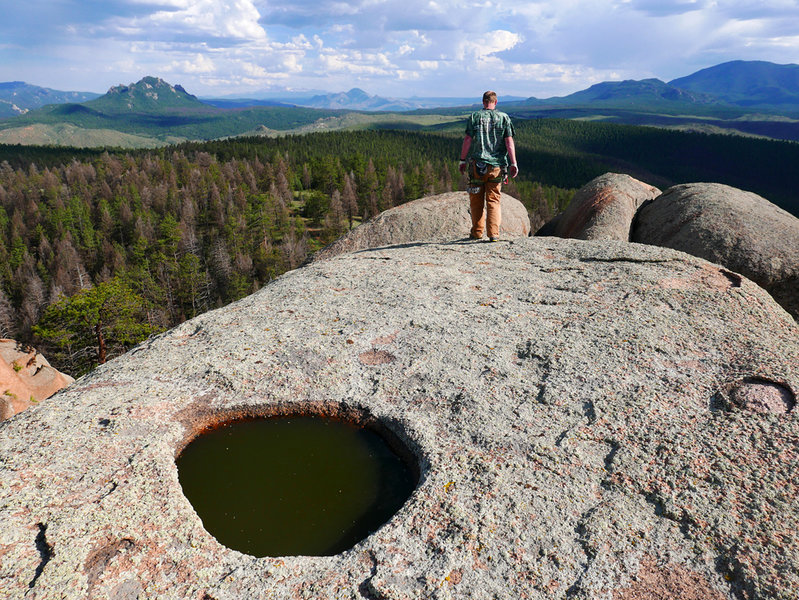 Rock Climbing in Chair Rocks, South Platte