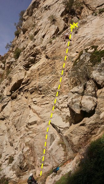 Great climb, watch out for loose rock