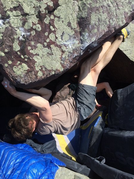 Ben Summay using that dangle power on Rareity Roof.