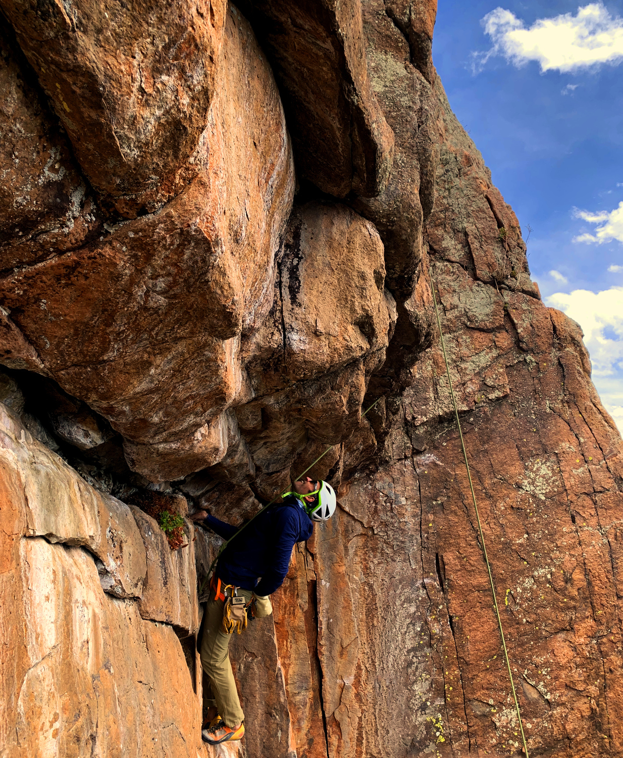 Looking up at the roof on Candygram for Mongo.