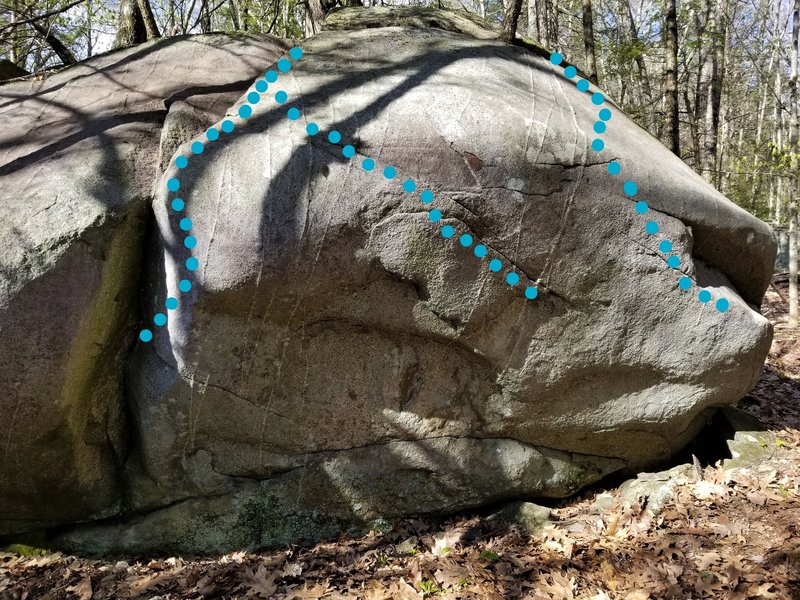 Bouldering in Cow Pie, Southeast / Seacoast