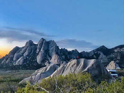 View across towards Never Never Land
