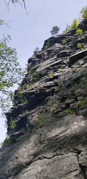 1st pitch off of triumverate start: see the rope