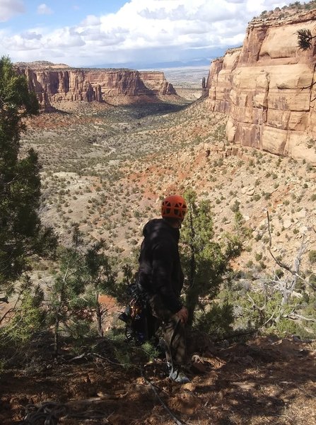 Josh Doss topping out after the OW wall.