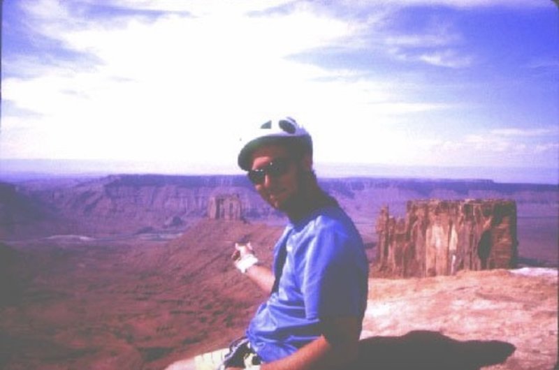 20 years ago and 20 pounds skinnier after climbing the kor ingles