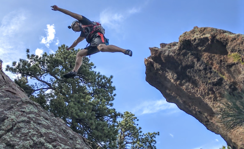 The jump section.