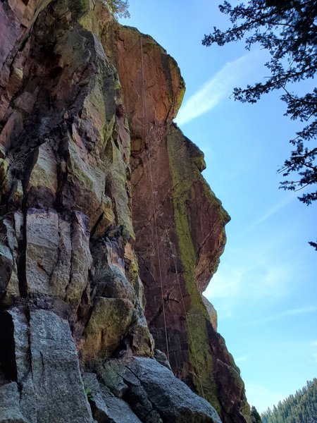 Rock Climb Twist And Crawl (aka Slice Of Time), Eldorado Canyon State Park