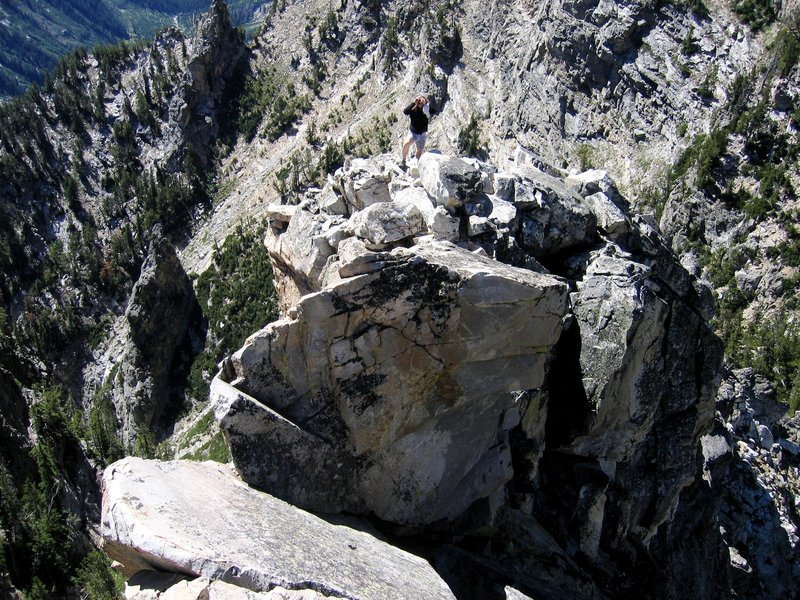 Rock Climbing in Ice Point, Grand Teton National Park