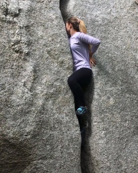 Fun climb. Pretty tall and glassy in the beginning.