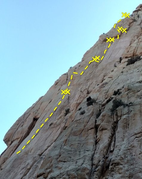 The route once it leaves Rites of Spring