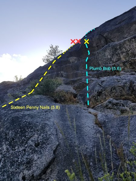 Heads up and over the overlap into friction slap moves to the chain anchors. Only the first bolt is visible in this pic.