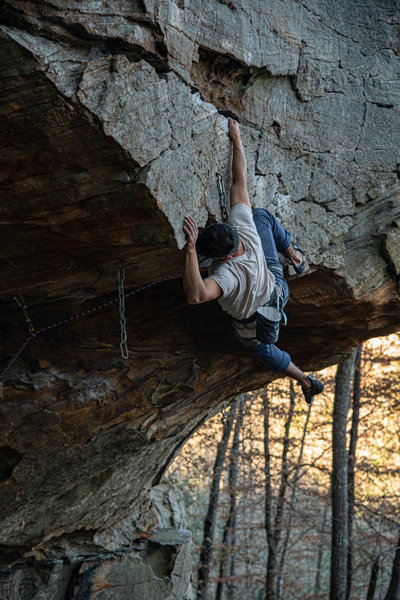 Rock Climbing in Chaos, Red River Gorge