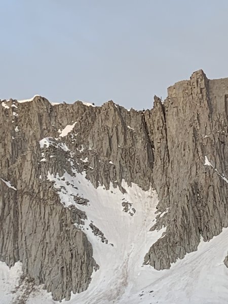 Zoomed in view of route.