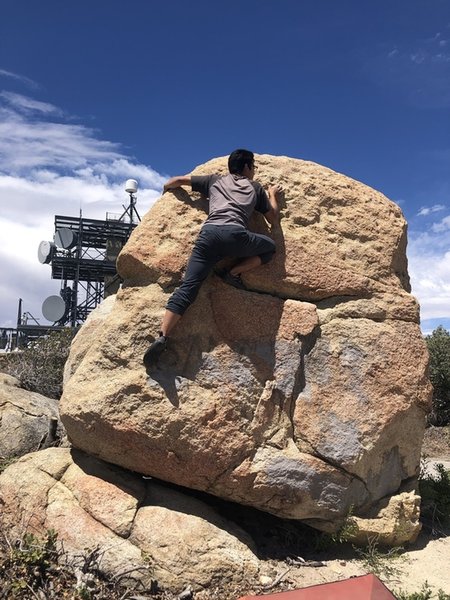 Parking Lot Boulder