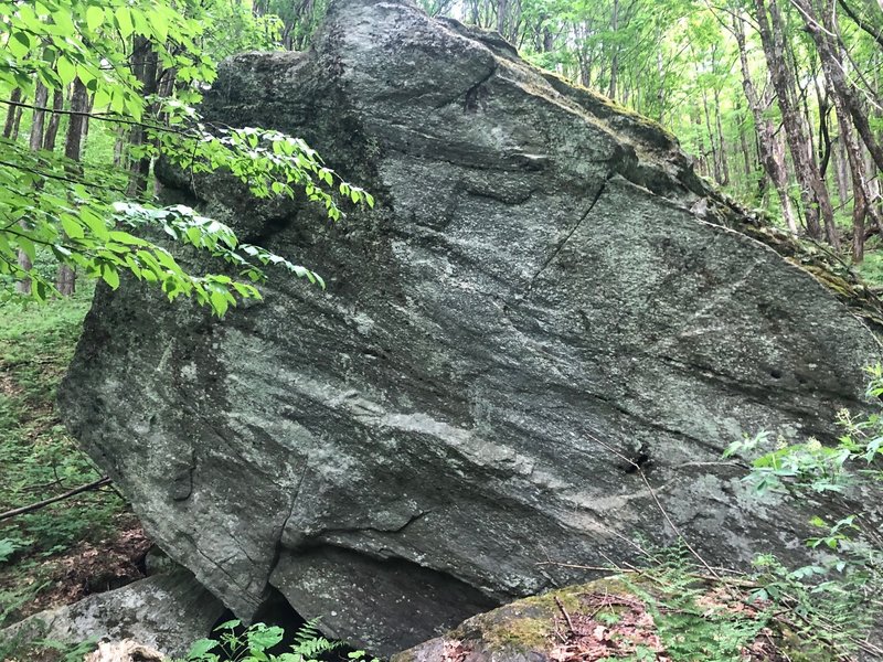 Climbing in Chittenden Bouldering, 2. Central Vermont