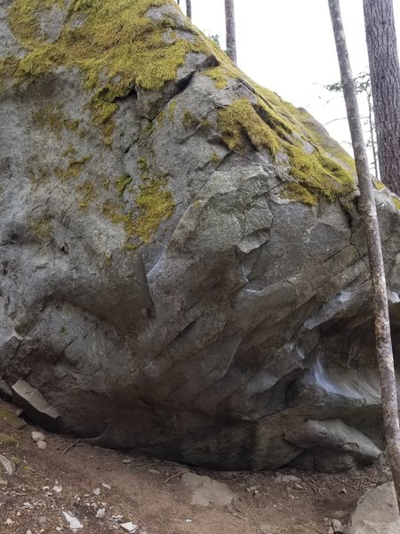 Climb the overhanging face left of Samurai.