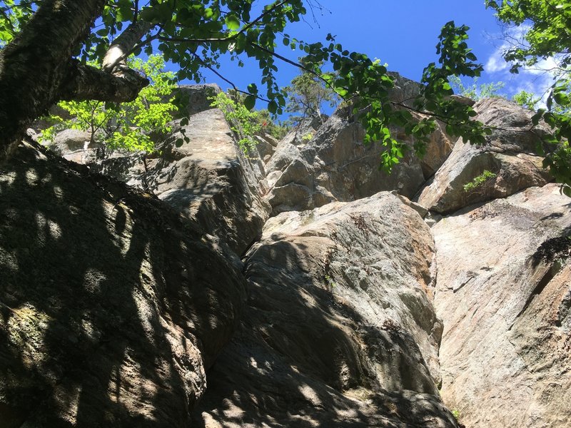 Raven Corner is center of photo, Rolf's Amazing Journey is the corner on the right