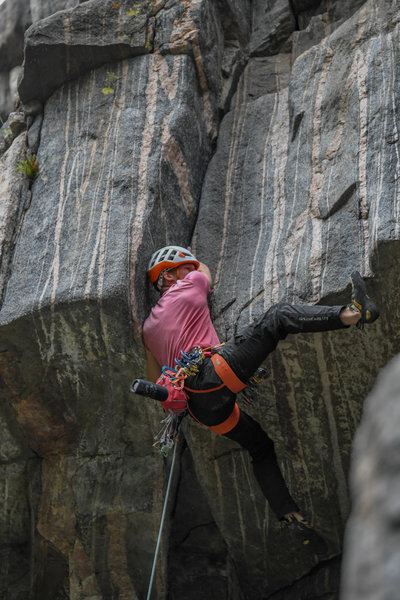 Karate technique, with necessary portable speaker beta. wild looking climb