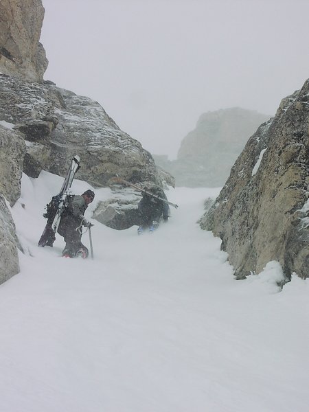 dec 22, 2004 east face of teewinot climb and ski with mason cassidy and chris figenshau photo bissell hazen