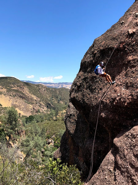 Rappelling Teaching Left