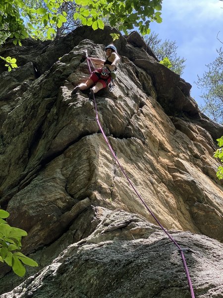 Erica on the fun arete