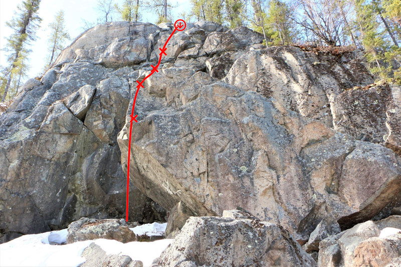 Cylindrique le Germain (5.10b)